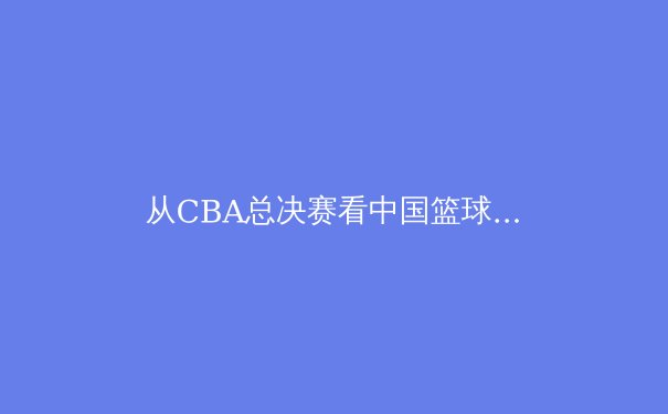 从CBA总决赛看中国篮球变革：职业化进程中的阵痛与曙光