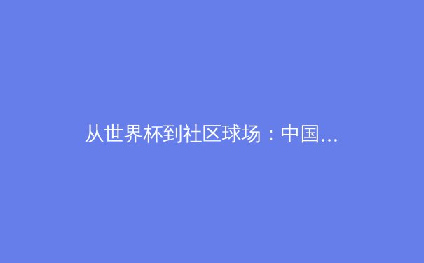 从世界杯到社区球场：中国体育产业的黄金十年与未来挑战 - 4